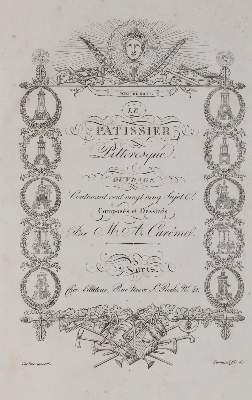 Bild Nr.1: 143-562 Careme,A.: (Küche und Haushalt, Bäckerei und Konditorei)
