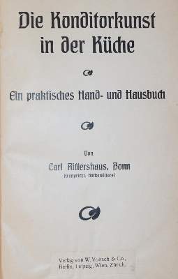 Bild Nr.1: 143-571 (Schandri,M.).: (Küche und Haushalt, Bäckerei und Konditorei)