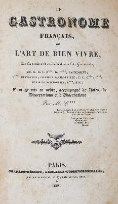 Bild Nr.1: 143-582 Gastronome Francais, Le,: (Küche und Haushalt, Gastrosophie)
