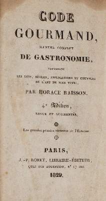 Bild Nr.1: 143-585 (Raisson,H.).: (Küche und Haushalt, Gastrosophie)