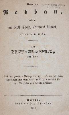Bild Nr.1: 143-617 Chappuis-Brun.: (Küche und Haushalt, Getränke, Wein)