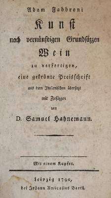 Bild Nr.1: 143-626 Fabbroni,A.: (Küche und Haushalt, Getränke, Wein)