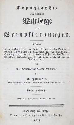Bild Nr.1: 143-638 Jullien,A.: (Küche und Haushalt, Getränke, Wein)