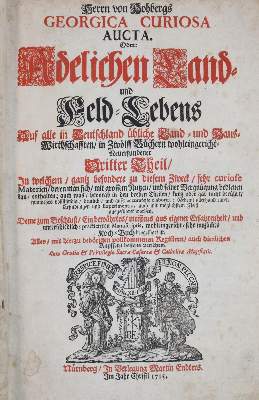 Bild Nr.1: 143-676 Hohberg,W.H.v.: (Küche und Haushalt, Haushalt)