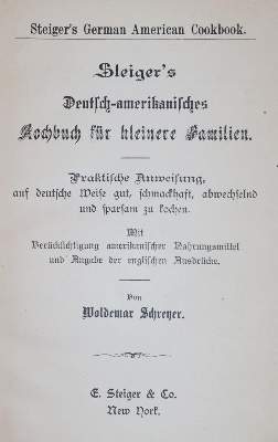 Bild Nr.1: 143-688 Schreyer,W.: (Küche und Haushalt, Kochbücher, Amerika)