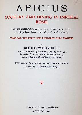 Bild Nr.1: 143-690 Apicius.: (Küche und Haushalt, Kochbücher)