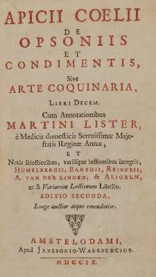 Bild Nr.1: 143-691 Apicius,C.: (Küche und Haushalt, Kochbücher)