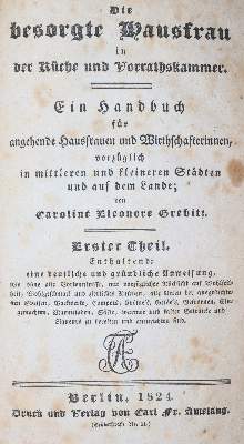 Bild Nr.1: 143-720 Bürger,A.C.: (Küche und Haushalt, Kochbücher)