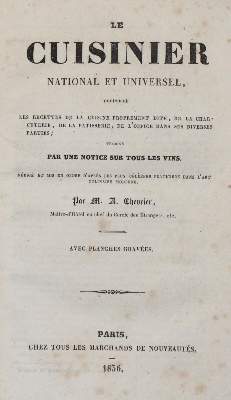 Bild Nr.1: 143-725 Chevrier,A.: (Küche und Haushalt, Kochbücher)