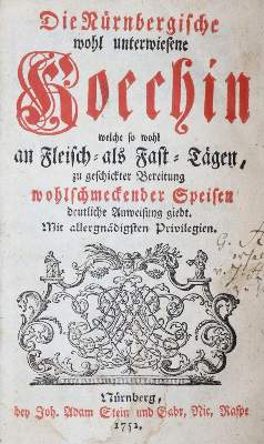 Bild Nr.1: 143-732 Die Nürnbergische: (Küche und Haushalt, Kochbücher)