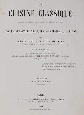 Bild Nr.1: 143-737 Dubois,U. u. E.Bernard: (Küche und Haushalt, Kochbücher)