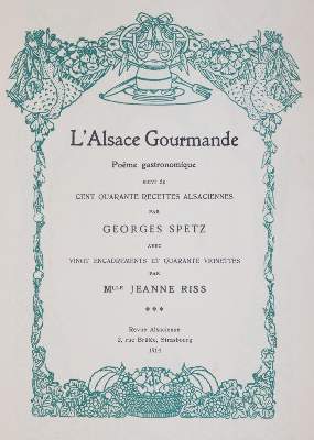 Bild Nr.1: 143-741 Spetz,G.: (Küche und Haushalt, Kochbücher, Elsass)