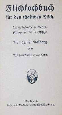 Bild Nr.1: 143-748 Aalborg,J.C.: (Küche und Haushalt, Kochbücher, Fischküche)