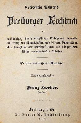 Bild Nr.1: 143-757 Bohrer,C.: (Küche und Haushalt, Kochbücher, Freiburg)