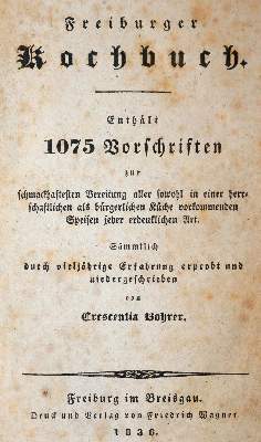 Bild Nr.1: 143-758 Bohrer,C.: (Küche und Haushalt, Kochbücher, Freiburg)