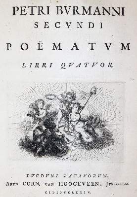 Bild Nr.1: 143-76 Burman,P.: (Alte Drucke, Handschriften und Theologie)
