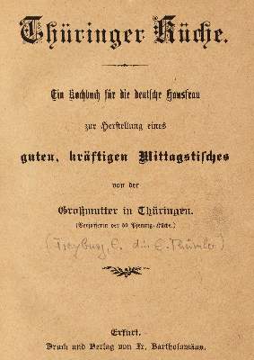 Bild Nr.1: 143-760 (Freyburg,E. d.i. E.Thümler).: (Küche und Haushalt, Kochbücher)