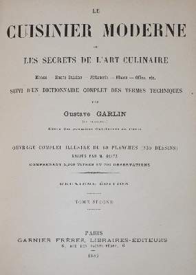 Bild Nr.5: 143-764 Garlin (de Tonnerre),G.: (Küche und Haushalt, Kochbücher)