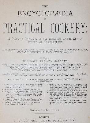 Bild Nr.1: 143-765 Garrett,T.F.: (Küche und Haushalt, Kochbücher)