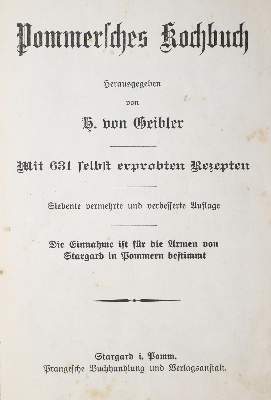 Bild Nr.1: 143-766 Geibler,H.v.: (Küche und Haushalt, Kochbücher)