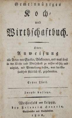 Bild Nr.1: 143-767 Gemeinnütziges: (Küche und Haushalt, Kochbücher)