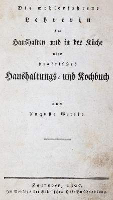 Bild Nr.1: 143-768 Gerike,A.: (Küche und Haushalt, Kochbücher)