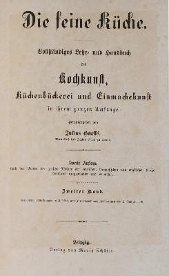 Bild Nr.1: 143-771 Gouffe,J.: (Küche und Haushalt, Kochbücher)