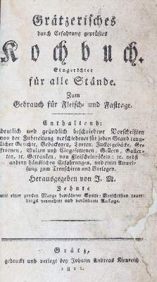 Bild Nr.1: 143-774 M(elin),J.: (Küche und Haushalt, Kochbücher, Graz)