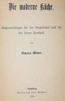 Bild Nr.1: 143-791 Heinrich,J.C.: (Küche und Haushalt, Kochbücher)