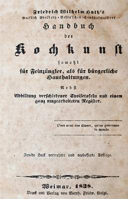 Bild Nr.1: 143-794 Huth,F.W.: (Küche und Haushalt, Kochbücher)