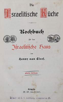 Bild Nr.1: 143-798 Hertz,R.: (Küche und Haushalt, Kochbücher, Jüdische Küche)