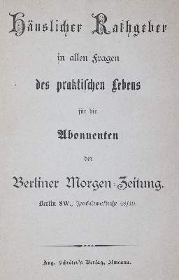 Bild Nr.1: 143-806 Kloppmann,A.v.: (Küche und Haushalt, Kochbücher)
