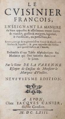 Bild Nr.1: 143-825 La Varenne, (Fr. P.) de.: (Küche und Haushalt, Kochbücher)