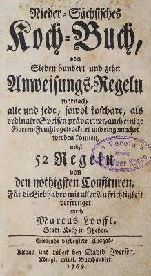 Bild Nr.4: 143-859 Loofft,M.: (Küche und Haushalt, Kochbücher, Niedersachsen)