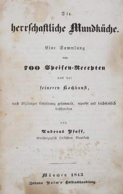 Bild Nr.1: 143-872 Pfaff,A.: (Küche und Haushalt, Kochbücher)