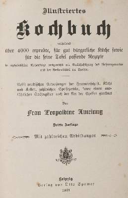 Bild Nr.1: 143-900 Sammlung: (Küche und Haushalt, Kochbücher)