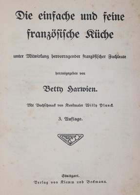 Bild Nr.1: 143-905 Sammlung: (Küche und Haushalt, Kochbücher)