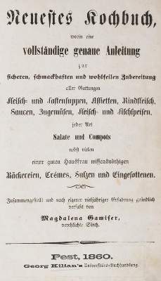 Bild Nr.1: 143-909 Sammlung: (Küche und Haushalt, Kochbücher)