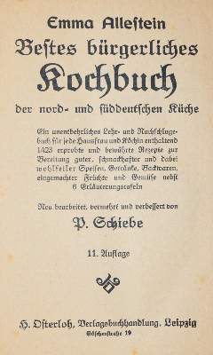 Bild Nr.3: 143-915 Sammlung: (Küche und Haushalt, Kochbücher)