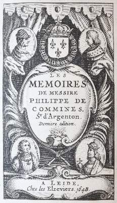 Bild Nr.1: 143-92 Commines,P.de.: (Alte Drucke, Handschriften und Theologie)