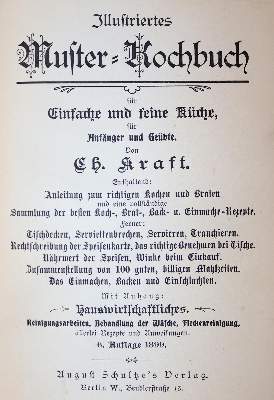 Bild Nr.1: 143-922 Schlienbecker,W.: (Küche und Haushalt, Kochbücher)