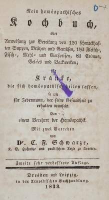 Bild Nr.1: 143-932 Schwarze,C.F. (Vorw.).: (Küche und Haushalt, Kochbücher)
