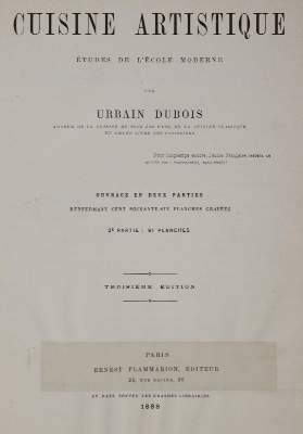 Bild Nr.3: 143-959 Urbain-Dubois.: (Küche und Haushalt, Kochbücher)