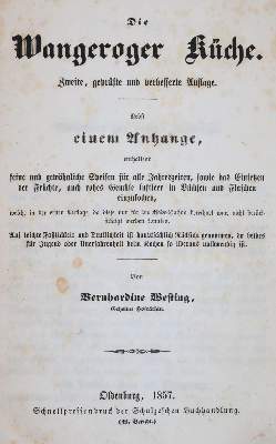 Bild Nr.1: 143-965 Westing,B.: (Küche und Haushalt, Kochbücher, Wangeroge)