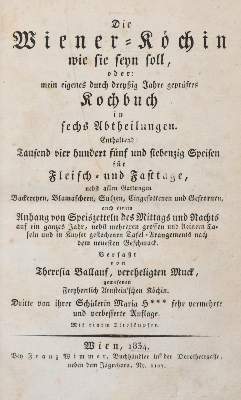 Bild Nr.1: 143-971 Ballauf,T.: (Küche und Haushalt, Kochbücher, Wien)