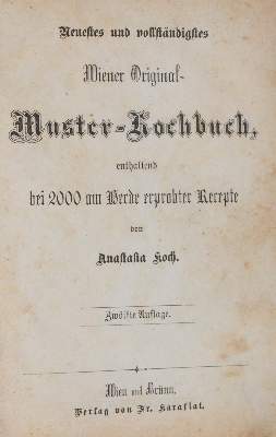 Bild Nr.3: 143-972 Fink,A.: (Küche und Haushalt, Kochbücher, Wien)