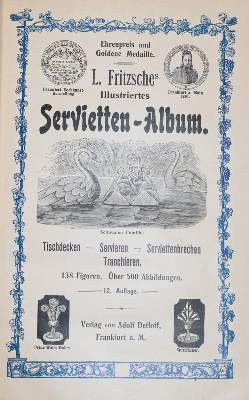 Bild Nr.1: 143-990 Fritzsche,L.: (Küche und Haushalt, Servierkunde)