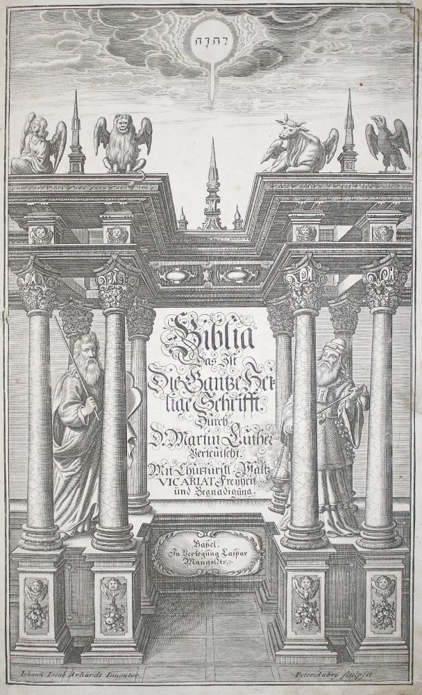 Große Abbildung Nr.2: 144-10 Biblia germanica.: (Bibeln)