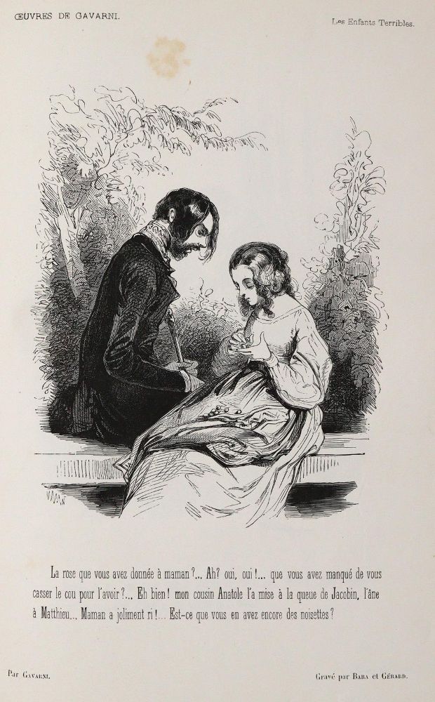 Große Abbildung Nr.5: 144-1000 Gavarni,P.: (Literatur und illustrierte Bücher bis 19.Jahrhundert)