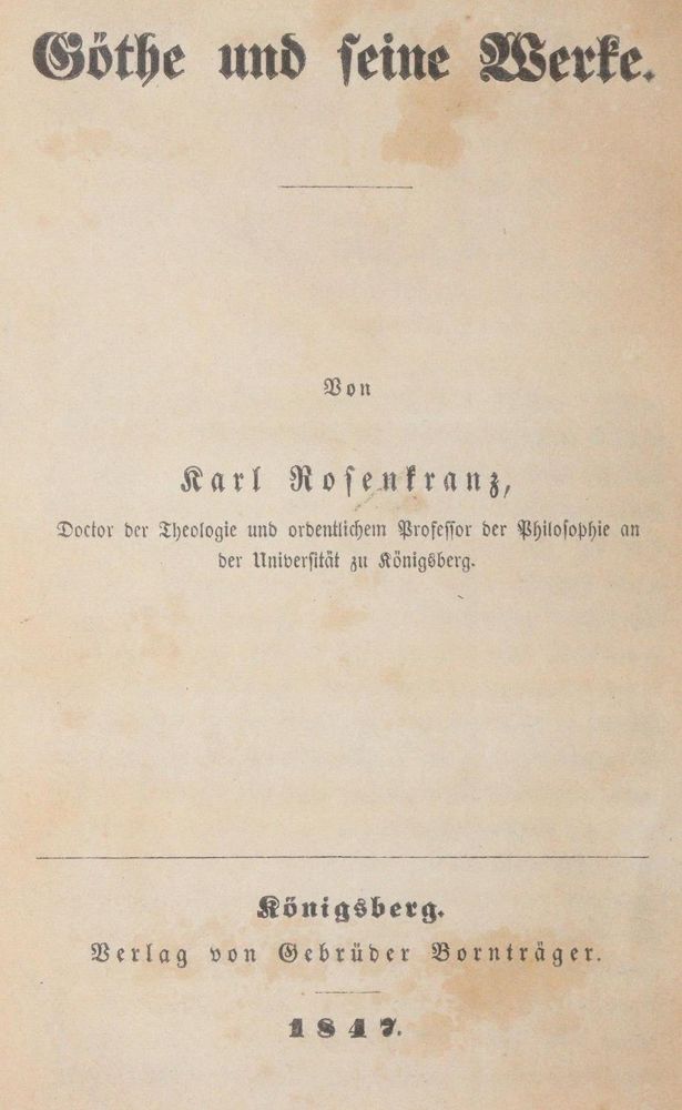 Große Abbildung Nr.1: 144-1012 Goethe,J.W.v.: (Literatur und illustrierte Bücher bis 19.Jahrhundert)
